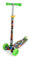 Самокат Chipolino Croxer Evo Graffiti Green (DSCRE0206GG) фото №1 — интернет-магазин Desire.md