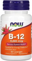 Vitamine NOW B-12 + Folic Acid  5000mkg 60cap