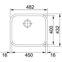 Кухонная мойка Franke Galassia GAX 110-45 Stainless Steel фото №2 — интернет-магазин Desire.md