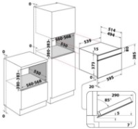 Cuptor cu microunde incorporabil Whirlpool AMW 730 NB imaginea #4 — magazin online Desire.md