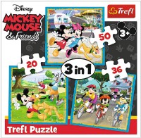 Puzzle Trefl 3in1 Mickey Mouse & Friends (34846) imaginea #4 — magazin online Desire.md