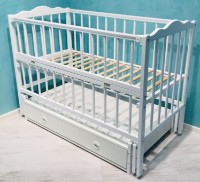 Кроватка Кузя Ангелина Белый фото №3 — интернет-магазин Desire.md