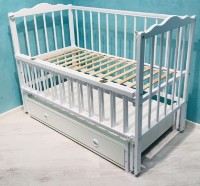 Кроватка Кузя Ангелина Белый фото №4 — интернет-магазин Desire.md