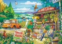 Puzzle Trefl 500 Morning in the Village (37352) imaginea #1 — magazin online Desire.md