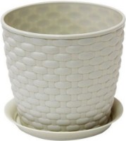 Цветочный горшок M Plastik Ротанг М3083 фото №3 — интернет-магазин Desire.md