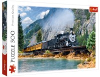 Пазл Trefl 500 Train in the Mountains (37379) фото №2 — интернет-магазин Desire.md