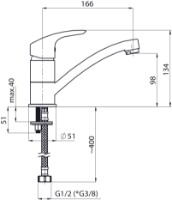 Baterie lavoar Rubineta Tornado-19 (TR90008) imaginea #2 — magazin online Desire.md