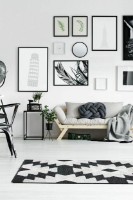 Ковёр Eko Hali Afro Kilim 01 Black White 1.60x2.30m фото №3 — интернет-магазин Desire.md