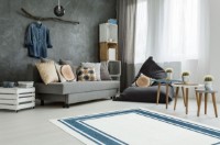 Ковёр Eko Hali Noa Kilim NK 06 Blue White 0.75x1.50m фото №5 — интернет-магазин Desire.md