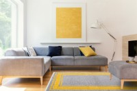 Ковёр Eko Hali Noa Kilim NK 06 Grey Yellow 0.75x1.50m фото №7 — интернет-магазин Desire.md