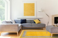 Ковёр Eko Hali Noa Kilim NK 06 Grey Yellow 1.15x1.80m фото №6 — интернет-магазин Desire.md