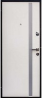 Входная дверь Lumea Fierului Resiste AV-1 Dark Wenge/White Silk (860x2050)