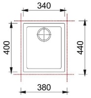 Chiuvetă de bucătărie Plados One ON4110IT NS N4 Urban Grey imaginea #2 — magazin online Desire.md