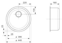 Chiuvetă de bucătărie Reginox L18 390 KG-CC imaginea #2 — magazin online Desire.md