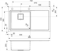 Chiuvetă de bucătărie Reginox Phoenix 40 Right (L) imaginea #2 — magazin online Desire.md