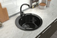 Кухонная мойка SV-Мебель МС-1 Black Metallic Gloss фото №3 — интернет-магазин Desire.md