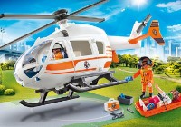 Elicopter Playmobil City Life: Rescue Helicopter (PM70048)