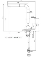 Baterie bucătărie Reginox Cedar Black Chrome imaginea #2 — magazin online Desire.md