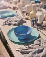 Set salatiere Luminarc Diwali Light Blue 21cm (P2614) 6pcs imaginea #2 — magazin online Desire.md