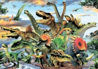 Puzzle Educa 500 Dinosaurs (17961) imaginea #1 — magazin online Desire.md