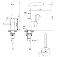 Смеситель для кухни Reginox Palm RVS фото №2 — интернет-магазин Desire.md