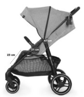 Коляска Kinderkraft Grande City Gray фото №2 — интернет-магазин Desire.md
