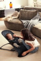 Șezlong pentru bebeluși BabyBjorn Bliss Antracite/Leopard (006078A) imaginea #3 — magazin online Desire.md