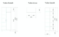 Шкаф Mobildor-Lux Flex 80x40x210 (10008835) фото №2 — интернет-магазин Desire.md
