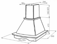 Вытяжка Tornado Tempo 1200 (60) LED Beige фото №4 — интернет-магазин Desire.md