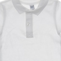 Tricou pentru copii Panço 9930890100 White 56-62cm
