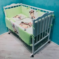 Кроватка Кузя Оленька Белый фото №4 — интернет-магазин Desire.md