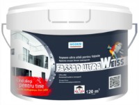 Vopsea Modem Fassad Ultraweiss 14kg