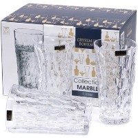 Набор стаканов Bohemia Marble 375ml 043139 фото №2 — интернет-магазин Desire.md