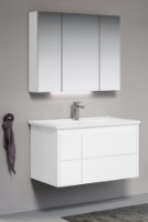 Dulap cu oglindă Orka New Likya 80 White (00721) imaginea #3 — magazin online Desire.md