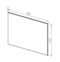 Oglindă baie Bayro Modern 1000x650 (88669) imaginea #4 — magazin online Desire.md