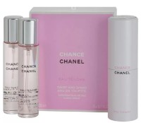 Парфюм для неё Chanel Chance Eau Tendre EDT Spray 3x20ml фото №2 — интернет-магазин Desire.md