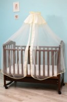 Copertină pentru pătuț Veres (158.1.02) Cream   imaginea #2 — magazin online Desire.md