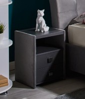 Прикроватная тумба Ambianta Samba 410x420x580mm Gray