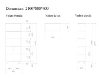 Dulap Mobildor-Lux Flex-box 80x40x210 (10008735) imaginea #2 — magazin online Desire.md