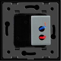 Розетка Livolo VL-C791USB-12 Black фото №3 — интернет-магазин Desire.md