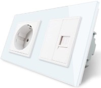 Розетка Livolo VL-C7-C1EU/1C-11 White