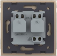 Розетка Livolo VL-C7C1EU-13 Gold фото №2 — интернет-магазин Desire.md