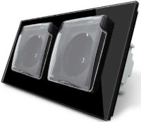 Розетка Livolo VL-C7C2EUWF-12 Black