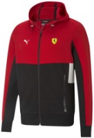 Hanorac pentru bărbați Puma Ferrari Race Hooded Sweat Jacket Rosso Corsa XS