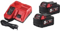 Аккумулятор + зарядное устройство Milwaukee M18NRG-502 (4933459217)