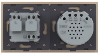 Выключатель Livolo VL-C701/C1EU-13 Gold фото №2 — интернет-магазин Desire.md