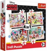 Puzzle Trefl 4in1 Minnie with Friends/Disney Minnie (34355)