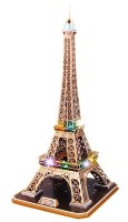 Puzzle 3D-constructor CubicFun Eiffel Tower LED (L091h)  imaginea #2 — magazin online Desire.md