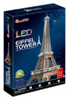 Puzzle 3D-constructor CubicFun Eiffel Tower LED (L091h)  imaginea #3 — magazin online Desire.md