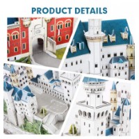Puzzle 3D-constructor CubicFun Neuschwanstein Castle (DS0990h)  imaginea #3 — magazin online Desire.md